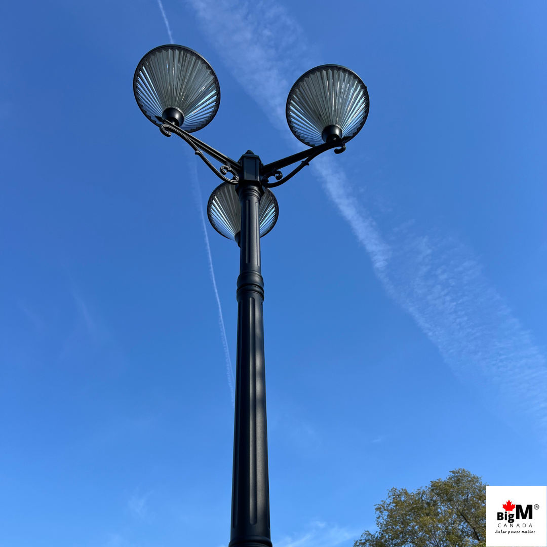 BigM European Vintage Style Solar Royal Garden Lights for Lawns, Gardens, Pathways & Backyards