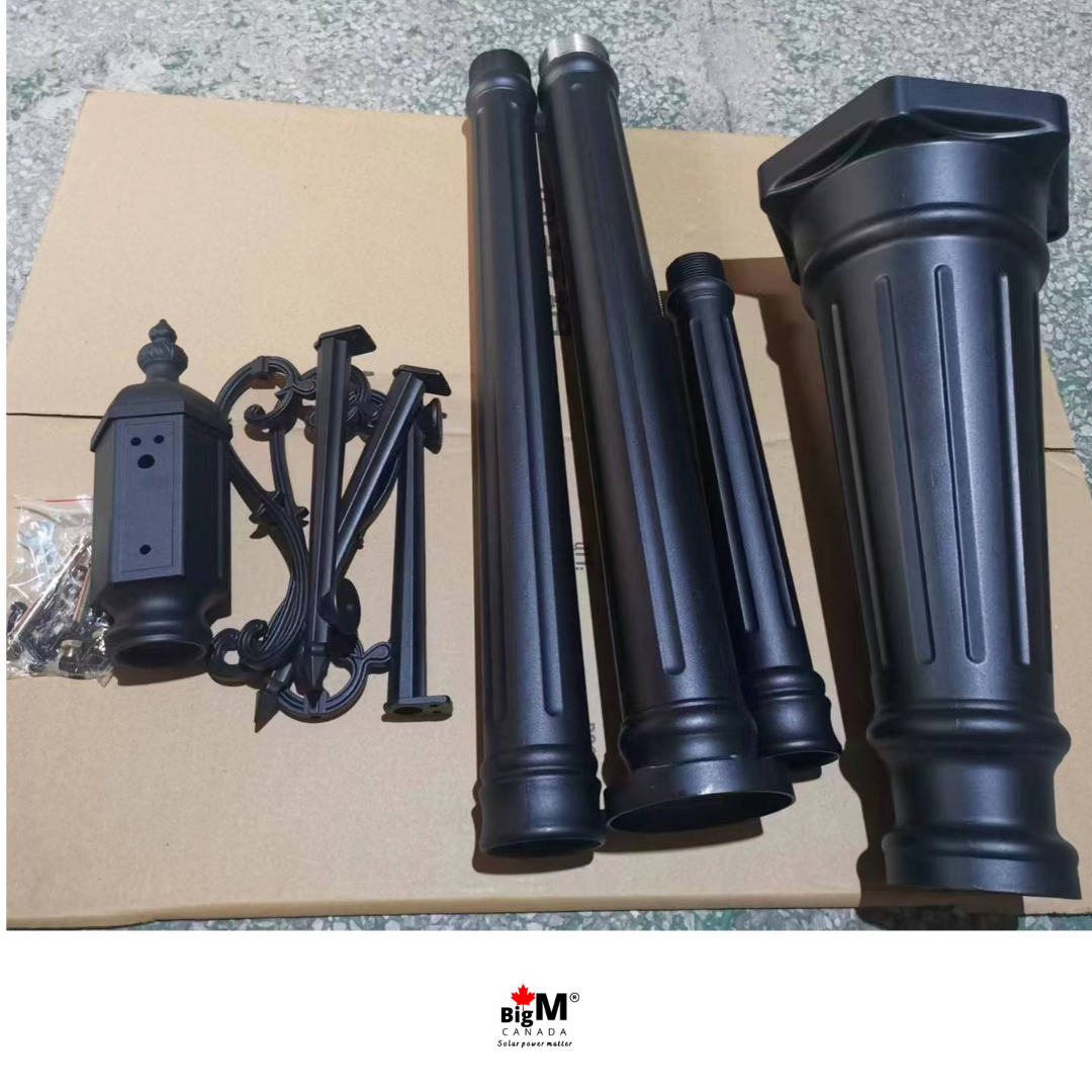 BigM European Vintage Style Solar Royal Garden Lights for Lawns, Gardens, Pathways & Backyards