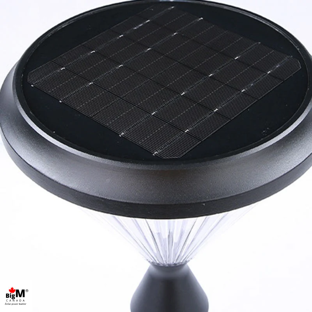 BigM European Vintage Style Solar Royal Garden Lights for Lawns, Gardens, Pathways & Backyards