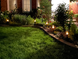 BigM LED Solar Powered Flickering Flame Lights add an elegance look in you garden and landscape at night
