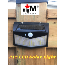 Cargar y reproducir el video en el visor de la galería, BigM  212 LED Best Solar Security Light With Motion Sensor for Outdoor
