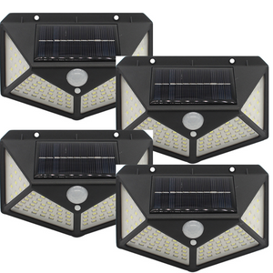 Image of 4 units of BigM Super Bright Wireless 100 LED Solar Lights