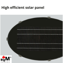 Load image into Gallery viewer, BigM Heavy Duty 500W Solar Flood Light With a large high absorbing solar panel
