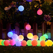 Load image into Gallery viewer, BigM Solar Powered 20 LED Christmas, Holiday &amp; Festive Decorative Colorful String Light Balls for Gazebo, Christmas Trees &amp; Outdoor Decoration
