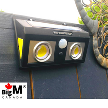 Load image into Gallery viewer, side view of a BigM 1000 Lumens Super Bright Outdoor Solar Lights with Motion Sensor

