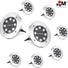 Load image into Gallery viewer, BigM Cool White LED Solar Landscaping Lights ideal for Gardens Lawns Pathways
