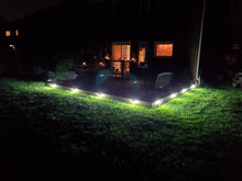 Charger l&#39;image dans la galerie, BigM  212 LED Best Solar Security Light With Motion Sensor installed around deck of a trailer house and generates bright light after dusk till dawn
