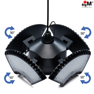 BigM 136 LED 1000 Lumens Bright Indoor Solar Light for Patios Pergolas comes with a bright adjustable pendant light