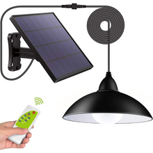 Charger l&#39;image dans la galerie, Image of BigM 16 LED Solar Light for Indoor Gazebos Shades Tents with a remote and 10 ft extension cable
