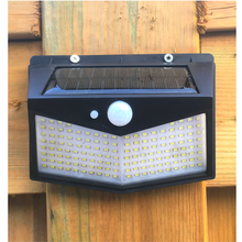 Load image into Gallery viewer, BigM  212 LED Best Solar Security Light With Motion Sensor is perfect fit for Outdoor fence posts, backyards

