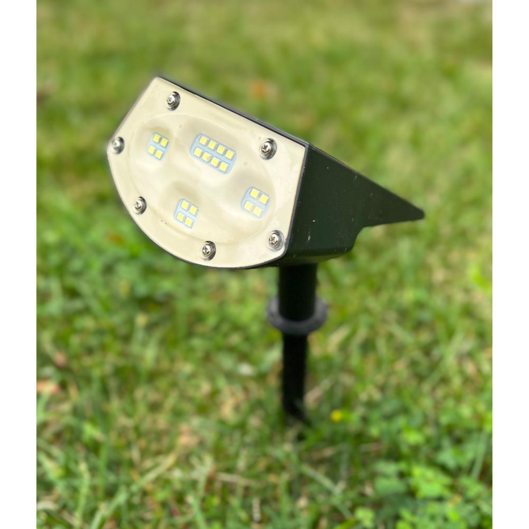 Image of BigM 20 LED Cool White Wireless Solar Spotlights for Gardens