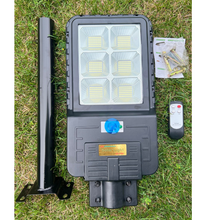 Load image into Gallery viewer, Image of BigM Heavy Duty 300W LED Solar Flood Lights with  a Remote, Metal Bracket
