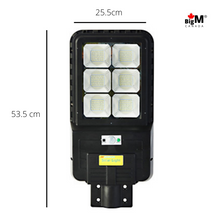 Load image into Gallery viewer, Image of BigM 300w Solar Street Light With measurement of the lamp body
