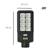 Load image into Gallery viewer, BigM 400W Solar Street Light with measurements
