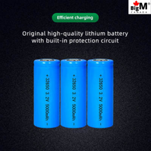 Cargar imagen en el visor de la galería, Image of heavy duty lithium ion battery packs of BigM 300w solar street flood light
