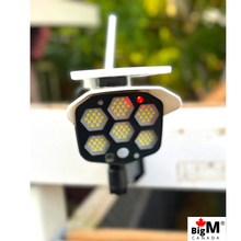Load image into Gallery viewer, BigM Solar Powered  Fake Security Camera Floodlight looks like a real security camera
