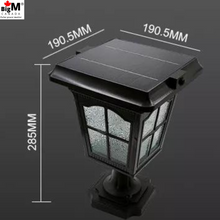 Load image into Gallery viewer, Measurement of a BigM Elegant Looking Vintage Style Solar Post Lights
