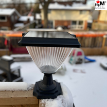 Load image into Gallery viewer, Image of a BigM Elegant Looking Bright LED Solar Post Lights
