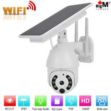 Charger l&#39;image dans la galerie, BigM  Solar Wifi Camera with Motion Detection is completely wireless and need to be connected with the wifi
