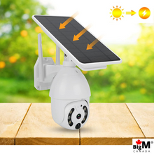 Load image into Gallery viewer, BigM  Solar Wifi Camera is powered by solar
