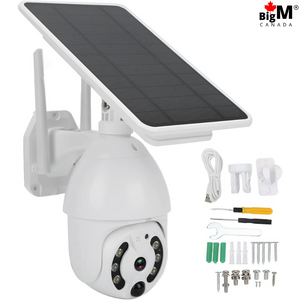 BigM  Solar Wifi Camera comes with all the required hardwares
