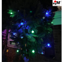 Charger l&#39;image dans la galerie, BigM 20 LED à énergie solaire pour Noël, vacances et fêtes, boules lumineuses colorées décoratives pour tonnelle, arbres de Noël et décoration extérieure
