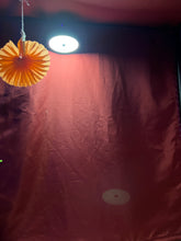 Cargar imagen en el visor de la galería, BigM 56 LED Bright Solar Gazebo Lights for Indoors Shades cabins Tents lighting up a shade at night
