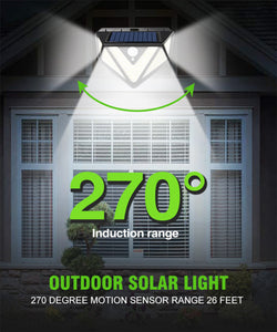 BigM 166 LED Bright Solar Light with Motion Sensor lights up a wider areas