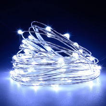 Cargar imagen en el visor de la galería, BigM LED solar fairy string lights for outdoor holiday decoration also available in cool white color
