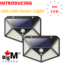 Charger l&#39;image dans la galerie, Image of 2 units of BigM Super Bright Wireless 100 LED Solar Lights
