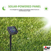 Charger l&#39;image dans la galerie, The factory-equipped sophisticated and 120-degree adjustable monocrystalline silicon solar panel plus the inbuilt 800 mAh rechargeable battery makes it highly efficient without the need for battery or electricity. Powered by solar energy
