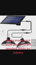 Load and play video in Gallery viewer, BigM 16 LED Solar Light for Indoor Gazebos Pergolas Shades Tent Garage

