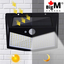 Cargar imagen en el visor de la galería, BigM  212 LED Best Solar Security Light charges during day time and lights up dusk to dawn
