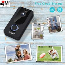 Load image into Gallery viewer, BigM 1080P Wireless Video Doorbell Camera saves the videos for 7 days and you can also get free cloud storage
