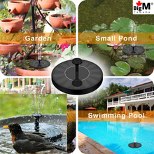 Load image into Gallery viewer, BigM Solar Floating Fountain adds beauty in your gardens, ponds, swimming pools
