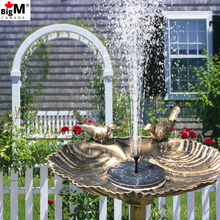 Load image into Gallery viewer, BigM Solar Floating Fountain creates elegant look in your garden landscape

