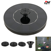 Load image into Gallery viewer, BigM Solar Floating Fountain has 6 different nozzles and easy to install
