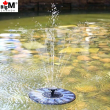 Load image into Gallery viewer, BigM Solar Floating Fountain can be used in a pond as well, help to move water
