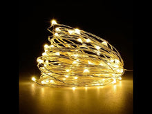 Load and play video in Gallery viewer, BigM LED solar fairy string lights for outdoor holiday decoration
