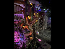 Load and play video in Gallery viewer, BigM LED Solar Powered Outdoor Flame String Hanging Decorative Light Balls for Halloween, Christmas and Holiday Season
