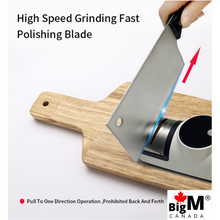 Load image into Gallery viewer, BigM Professional Electric Knife, scissors, Sharpener, Portable USB Rechargeable for Home Restaurant Use, Provides Razor-Sharped Edge, Easy to Use
