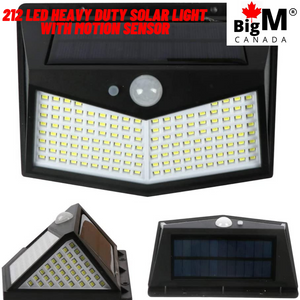 Different angle view of uniquely designed BigM  212 LED Best Solar Security Light