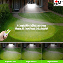 Charger l&#39;image dans la galerie, Image of BigM 16 LED Solar Light for Indoor can be dimmed with a remote control
