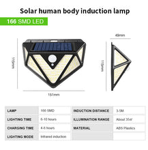 Load image into Gallery viewer, BigM 166 LED Bright Solar Light with Motion Sensor is easy to install
