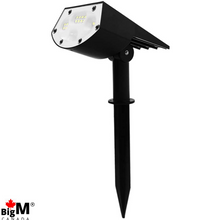 Load image into Gallery viewer, BigM 20 LED Cool White Wireless Solar Spotlights for Gardens are made of high quality ABS materials and bright LEDs
