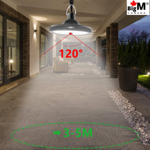 BigM 56 LED Bright Solar Gazebo Lights for Indoors lights up a large area in 120 degrees angle