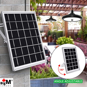 BigM 56 LED Bright Solar Gazebo Lights for Indoors Shades cabins Tents installed in a pergola