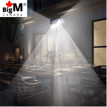 Load image into Gallery viewer, BigM Bright 136 LED Solar Security Light with Motion Sensor generate bright light at night
