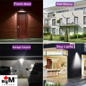 BigM Bright 136 LED Solar Security Light with Motion Sensor is ideal to install at your home and cottage